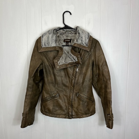 Danier Leather Moto Jacket Sz XXS - Picture 2 of 14